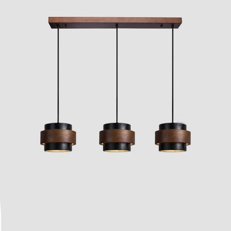Orvina Travertine Cylinder Pendant Light Modern Japandi Minimalist