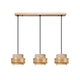 Orvina Travertine Cylinder Pendant Light Modern Japandi Minimalist