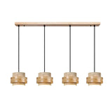 Orvina Travertine Cylinder Pendant Light Modern Japandi Minimalist