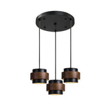 Orvina Travertine Cylinder Pendant Light Modern Japandi Minimalist