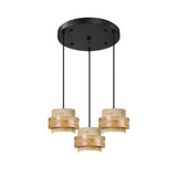 Orvina Travertine Cylinder Pendant Light Modern Japandi Minimalist