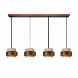 Orvina Travertine Cylinder Pendant Light Modern Japandi Minimalist