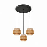 Orvina Travertine Cylinder Pendant Light Modern Japandi Minimalist