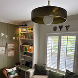 Lampsmodern-UK Bauhaus Glass LED Pendant Light Adjustable Cord 9.8in×7.1in