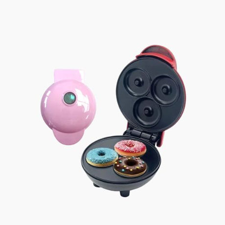 MOCATT 3-Hole Donut Maker Non-Stick 350W Breakfast Dessert Machine