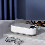 Portable Ultrasonic Jewelry Cleaner 450ml Compact Multi-Use Ring Glasses