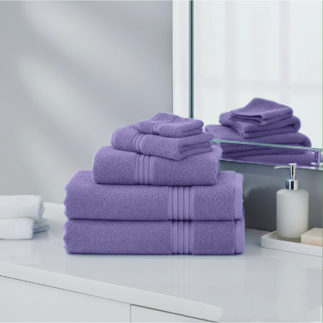Premium Bath Towel Sets – 100% Egyptian Cotton, 550 GSM, 4 and 8-Piece Sets