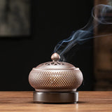 Purple Sand Timed Sandalwood Electronic Incense Burner with Night Light