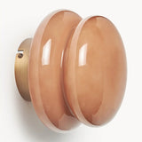 Pyris Bauhaus Opal Glass Wall Light Modern Sconce
