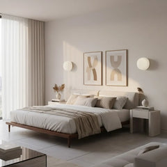 Pyris Bauhaus Opal Glass Wall Light Modern Sconce