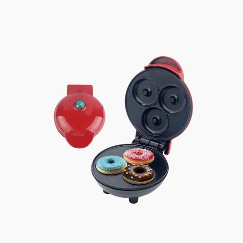 MOCATT 3-Hole Donut Maker Non-Stick 350W Breakfast Dessert Machine