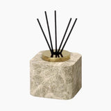 Emperador Light Marble Bathroom Accessories Set - Natural Vanity Tray and Soap Dish