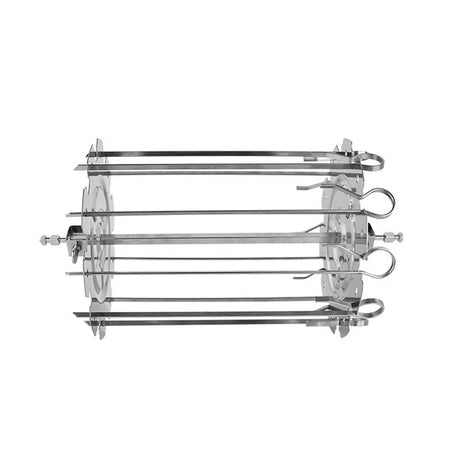 Stainless Steel Rotating Oven Grill Cage Kebab Maker Skewers