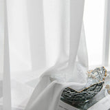 Cream White Soft Tulle Sheer Curtains for Living Room Decor