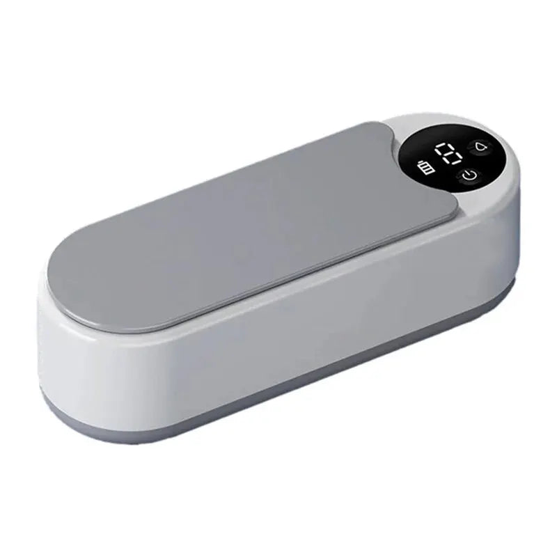 Portable Ultrasonic Jewelry Cleaner 450ml Compact Multi-Use Ring Glasses