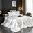 Luxury Rayon Satin Silk-Like Bedding Set Duvet Cover Pillowcases