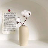 Nordic Ceramic Frosted Vase for Tabletop Flowers and Decor