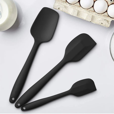 3 Piece Silicone Spatula Set – Nonstick Heat Resistant Baking Tools