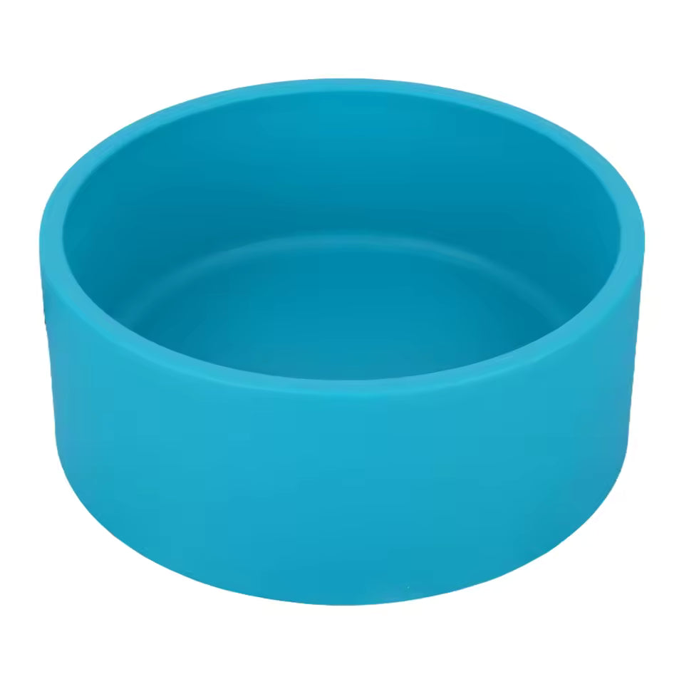 Pet Water Bowl - 2.2L Heated Dog and Cat Outdoor Blue Hurbane Home