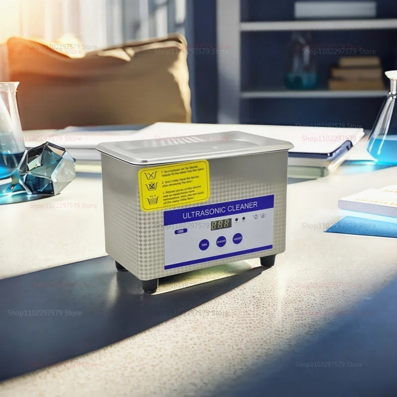 High-Frequency Ultrasonic Cleaner 24-30oz Tank for Glasses Watches Jewelry