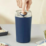 Compact Electric Coffee Grinder Stainless Steel Blade Mill for Kitchen