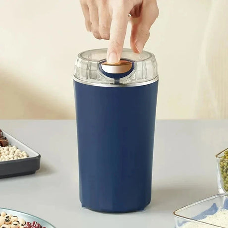 Compact Electric Coffee Grinder Stainless Steel Blade Mill for Kitchen