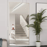 CASSILANDO 65x165cm Full-Length Floor Mirror Black Metal Frame
