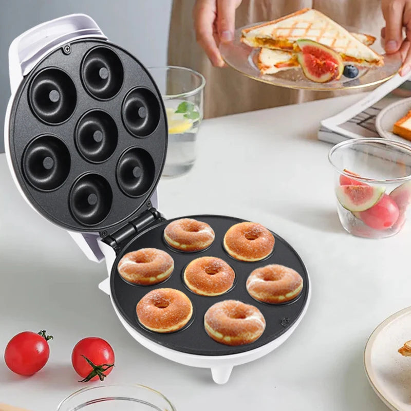 Mini Non-Stick Donut Maker Machine for Kids and Breakfast