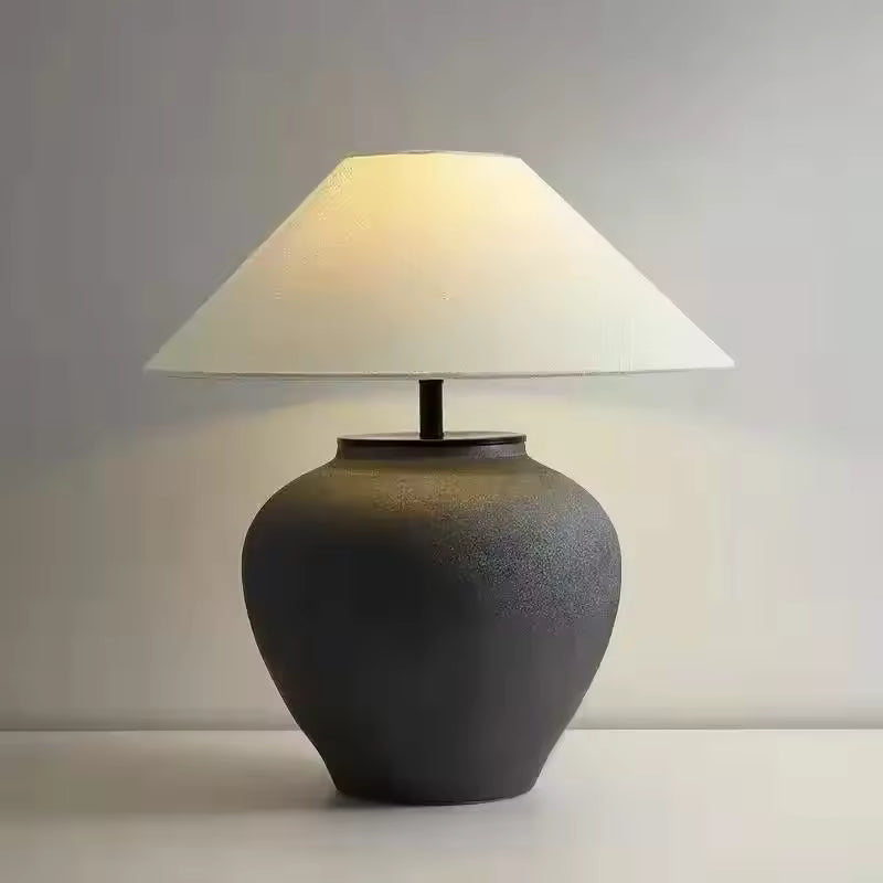 Vintage Ceramic Floor Lamps - Retro LED Lighting for Bedroom and Living Room