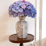 Hand-Painted Blue and White Porcelain Ceramic Decorative Vase