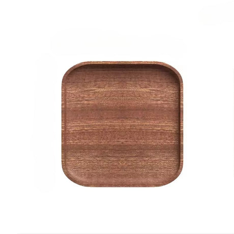 Wooden Tray Large Walnut Serving Plate for Dinner Coffee Cake Bread Snacks
