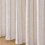 Beige Linen Gauze Sheer Curtain Panel for Living Bedroom