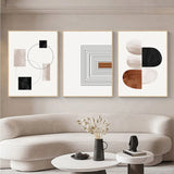 Modern Geometric Abstract Canvas Wall Art Prints for Living Room Nordic Bedroom Decor