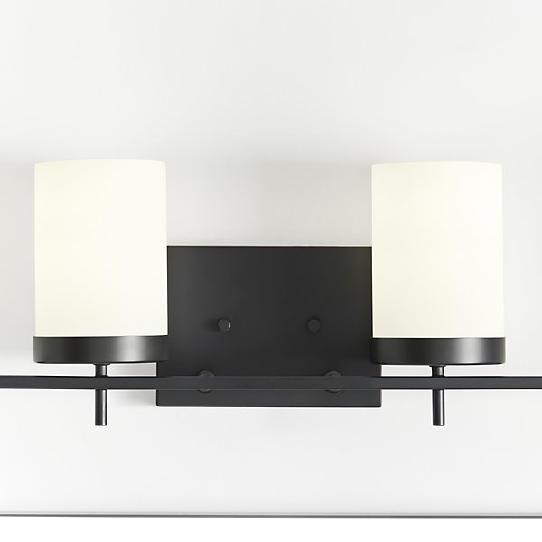 Visual Comfort Studio Zire 2-Light Brushed Nickel Vanity Light Fixture