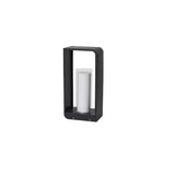 Modern Minimalist Landscape Lawn Light Stainless Steel Acrylic Square LED