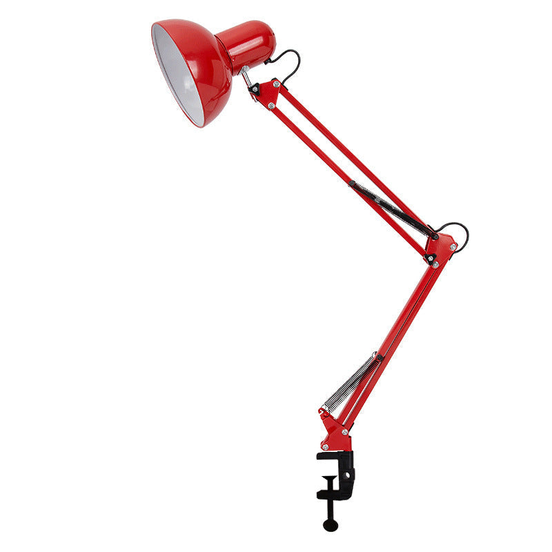 Alternate finish of the retractable clip-on desk lamp