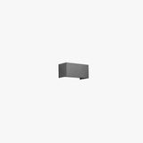Grey finish modern LED wall sconce shown as a product image