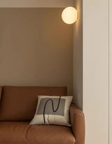 Elenorra Globa Ceiling Lamp 4.7in White Glass Gold Base