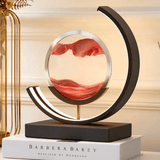 Modern Minimalist Rotatable Dimmable LED Sand Table Lamp Metal Glass