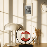 Modern Minimalist Rotatable Dimmable LED Sand Table Lamp Metal Glass