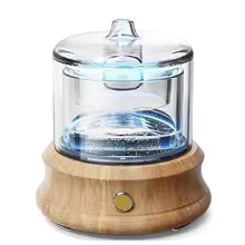Glass Essential Oil Diffuser 80ml USB Waterless Auto Shut-Off