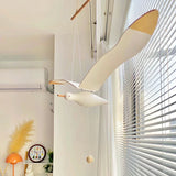 Handmade Wooden Seagull Mobile Wall Hanging Nursery Home Decor