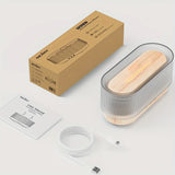 Sejoy 300ml Flame Humidifier Diffuser 6-Color LED USB Quiet