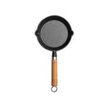 10.2-Inch Cast Iron Skillet Uncoated Durable Pan for Gas Induction