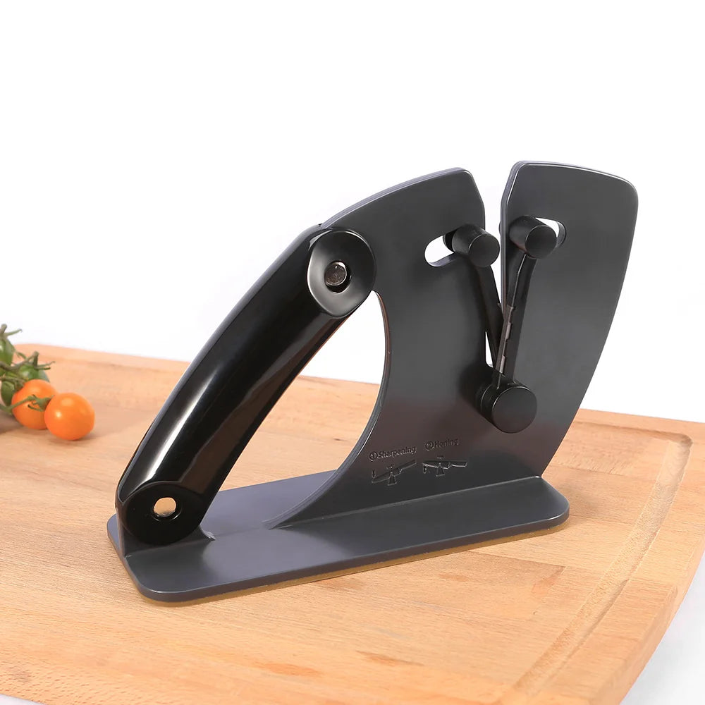 3-Stage Precision Knife Sharpener System for Kitchen Knives Carbon Steel