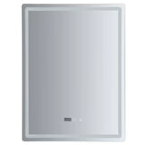 LED Bathroom Mirror with Lights – Wall-Mounted Smart Vanity Mirror with Anti-Fog, Time & Temperature Display