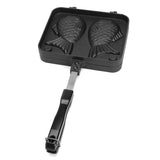 Four Fish Taiyaki Waffle Pan Non-Stick Cast Aluminum Mold