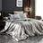 Luxury Rayon Satin Silk-Like Bedding Set Duvet Cover Pillowcases