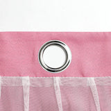 Romantic Star Sheer Kids Curtains Double-Layer Window Drapes