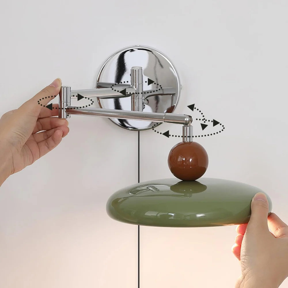 Solara Adjustable Swing Arm Wall Lamp Modern Fixture